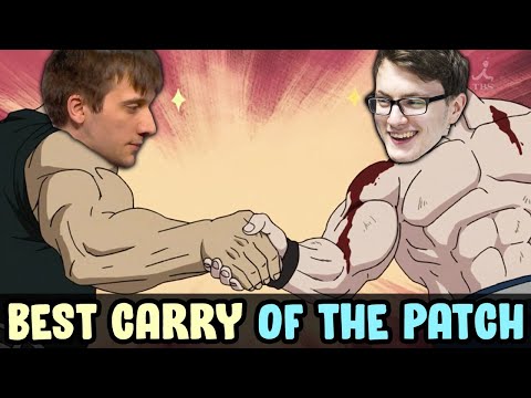 BEST CARRY get MMR in patch — MIRACLE and ARTEEZY hard practicing