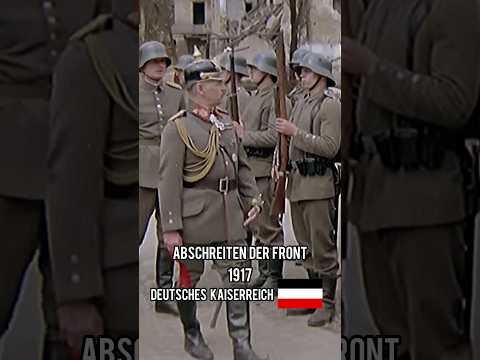 Kaiser Wilhelm II. inspiziert die Ehrenformation 1917 #wachbataillon #militär #tradition #geschichte