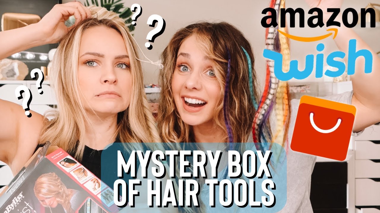 I found a box of WEIRD hair tools I've had for years Honest review - Kayley Melissa