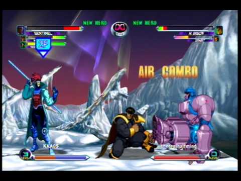 MVC2 Gambit & Bison VS Sentinel Doom & Magneto