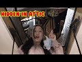 Game Master Hide in our SCARY Attic Room