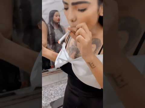 Smoking Indian girls cigarettes #trending #viralvideo #smocking #comedy #music