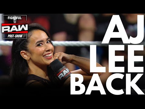 AJ Lee Returns To WWE Raw 9/8/2025 Full Show Review & Results w/ SRS
