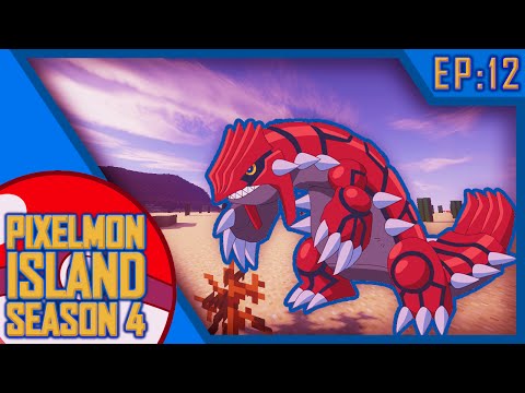 "GROUDON!" Minecraft Pixelmon Island Season 4 - Episode 12 (Pixelmon 4.0.5 Survival Lets Play SMP)
