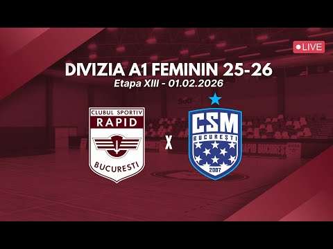 🇱🇻 LIVE | CS Rapid București 🆚 CSM București | Divizia A1 feminin 25-26