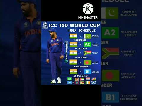 ICC T20 WORLD CUP INDIA SCHEDULE 2022