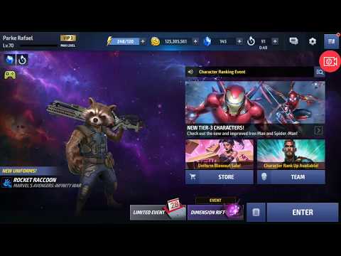 Shadowland Solo T1 Rocket Raccoon Infinity War vs. Hulk Boss Rumble Floor 23 Marvel Future Fight