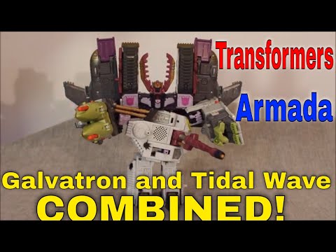 Transformers Armada Galvatron with Tidal Wave COMBINED! - GotBot True Review NUMBER 721