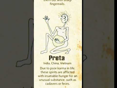 Types of Mythical Creature || Preta || #shorts #youtubeshorts