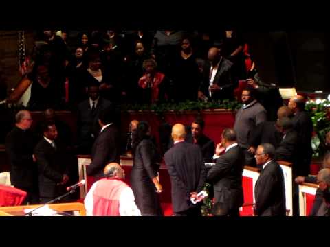 Bishop William A. Ellis singing - Memorial Service Lady Mary P. Ellis