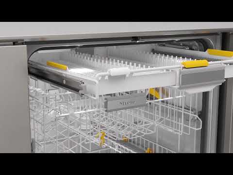 Stop for the basket guide on the dishwasher, video