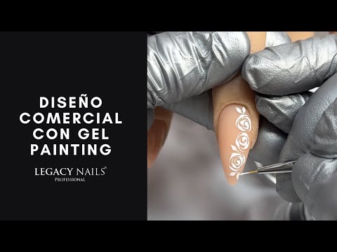 Diseño comercial con Gel Painting 💅| LEGACY NAILS