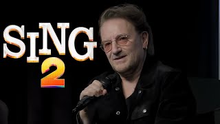 SING 2 talk with Bono, The Edge, Garth Jennings, Spike Jonze - December 8, 2021 video
