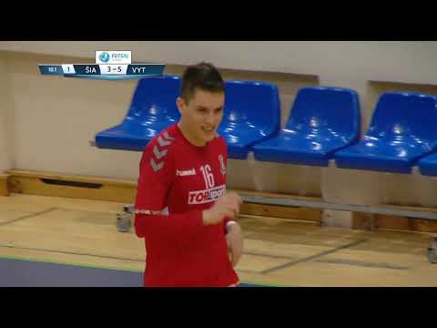 Futsal A lygos rungtynių VII turo santrauka: „FA Šiauliai“ –„Kauno Vytis“ [2019-12-08]