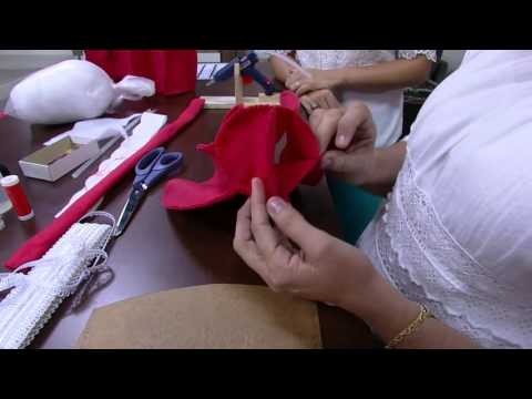 Mulher.com - 22/12/2015 - Bolsa Papai Noel em feltro - Rosemary Ansante PT1