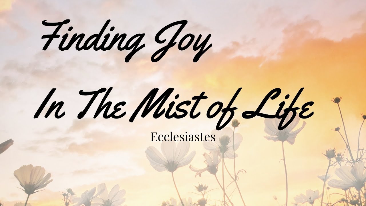 Finding Joy in the Mist of Life (Ecclesiastes)