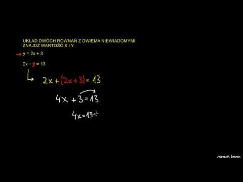 Układ dwóch równań liniowych 1