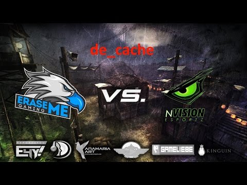 ESL CS:GO 5on5 Open League Summer 2016 Playoffs Europe - EraseME Gaming vs. nVision eSportz 1/3