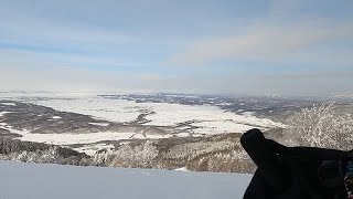 再びカムイスキーリンクスへ！２月のスキーだ！まずはウォームアップから！