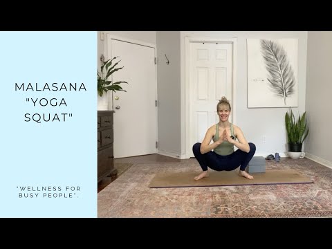 Malasana Yoga Squat Tutorial