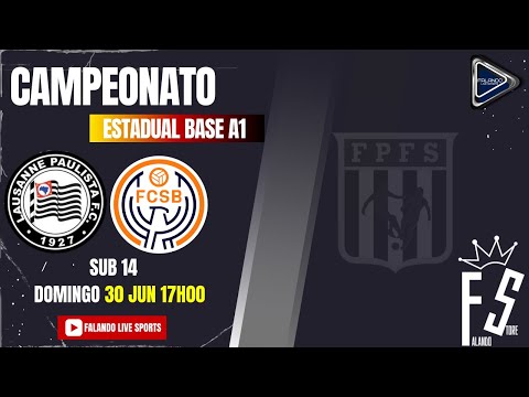 Campeonato Estadual Base A1- FPFS - Lausanne vs SKA Brasil sub 14  ao Vivo! Falando Live Sports"