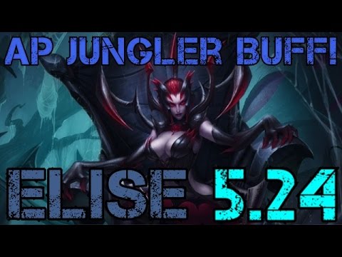 ► S6 Elise Jungle - Patch 5.24 - Full Game Commentary - League of Legends