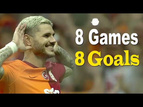 Mauro Icardi all 8 Goals in 2023/2024