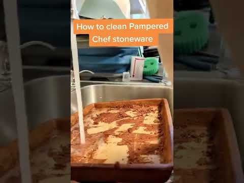 How to clean your Pampered Chef stoneware
