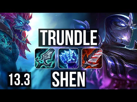 TRUNDLE vs SHEN (TOP) | Rank 1 Trundle, 1.5M mastery, Rank 10 | TR Challenger | 13.3