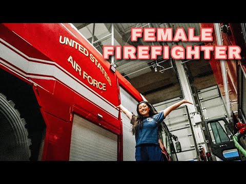 24 Hours With a FEMALE AIR FORCE FIREFIGHTER!