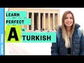 Learn ”A” Sound in Turkish Language