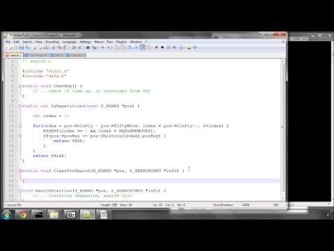 Programming A Chess Engine in C Part 55 - Search Function Definitions