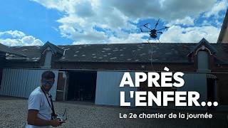 Le chantier des enfers, la revanche : un corps de ferme en bac acier