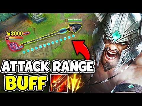 RIOT JUST GAVE TRYNDAMERE A BIGGER SWORD?! (WTF IS THIS ATTACK RANGE?)