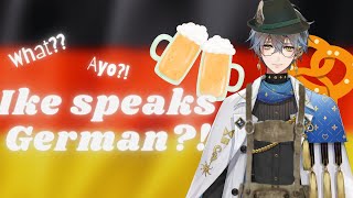 IKE EVELAND SPEAKS GERMAN AYO?! (NO CLICKBAIT) |Compilation Ike Eveland NIJISANJI EN|