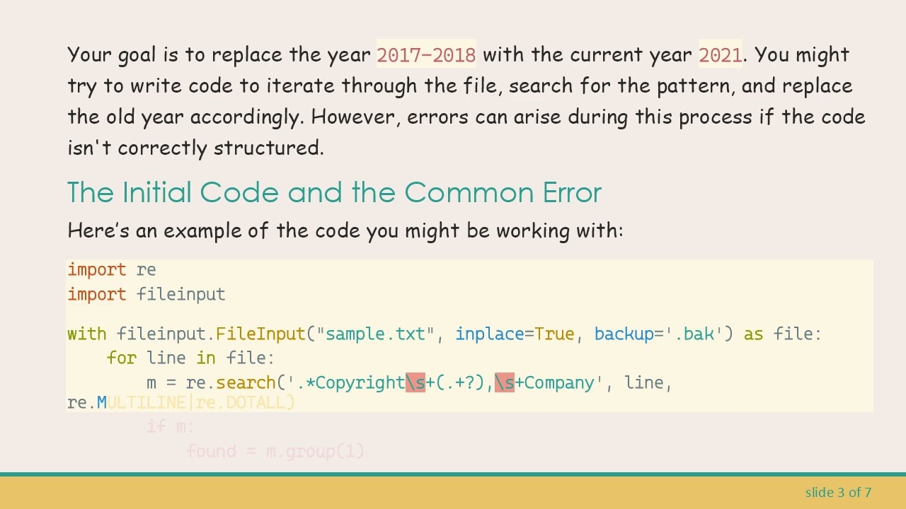 How to Search and Replace a String in Place in a File Using Python