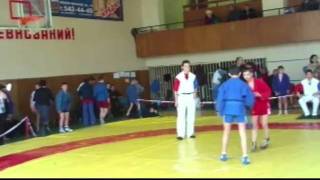 preview picture of video 'Sambo-wrestling Khromov Alexandr 02 04 2011'