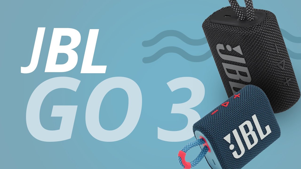 Miniatura da avaliação em vídeo de Caixa De Som JBL Go 3 Portátil Bluetooth À Prova D'água e Poeira Preto