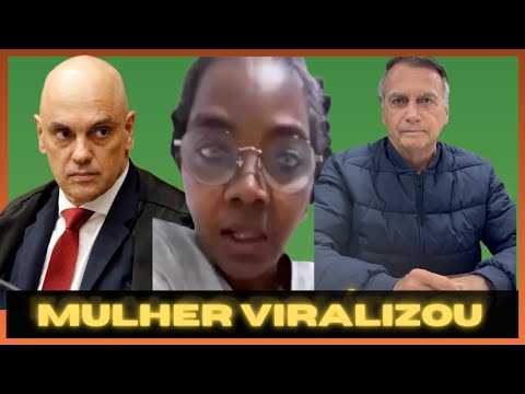 A woman went viral after speaking about the "crimes" Bolsonaro allegedly committed, according to ...