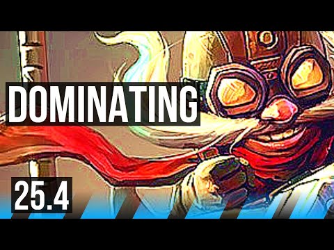 CORKI vs PANTHEON (MID) | Dominating | KR Challenger | 25.4