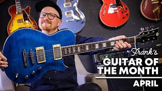 Video thumbnail for Guitar of the Month April | Reverend Roundhouse RA Blue Flame by Distinctive Guitar