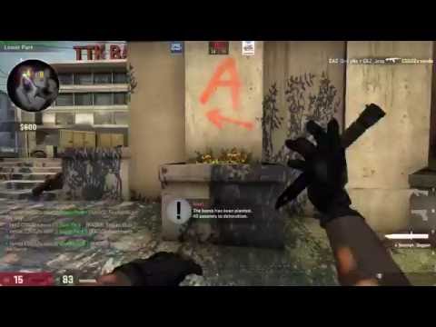 15-14 round, 1on1 saved by a AK (CSGO2x vs CAZ esports).