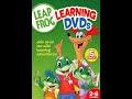 Opening To LeapFrog Learning DVDs 2006 DVD