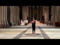 Nina Stern performs "Lamento di Tristan" and "La Rotta" at the Cathedral of St. John the Divine