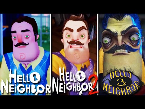 Theodore Peterson Evolution - Hello Neighbor 1-3 Comparison (Showcase)