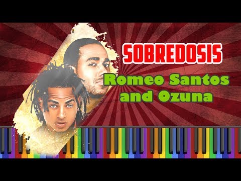 🎹 romeo santos - sobredosis (Piano Tutorial Synthesia) ❤️♫
