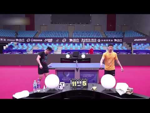 马龙 樊振东 最新训练视频  教科书般标准 流畅 2020乒乓世界杯 Ma Long, Fan Zhendong Training