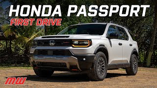 The 2026 Honda Passport Goes All-In With Rugged TrailSport Models | MotorWeek First Drive