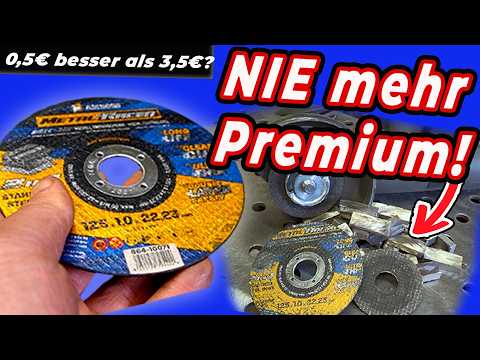 Kauf keine teuren Trennscheiben! 0,50€ Scheibe schlägt Premium