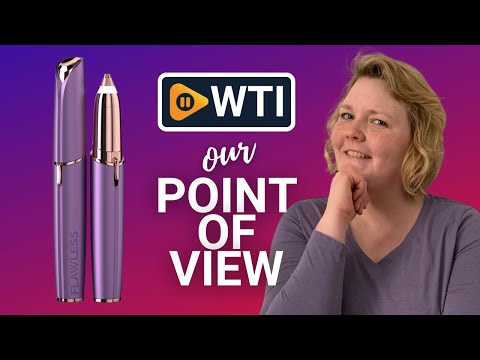 Finishing Touch Eyebrow Hair Remover - WTI product video review